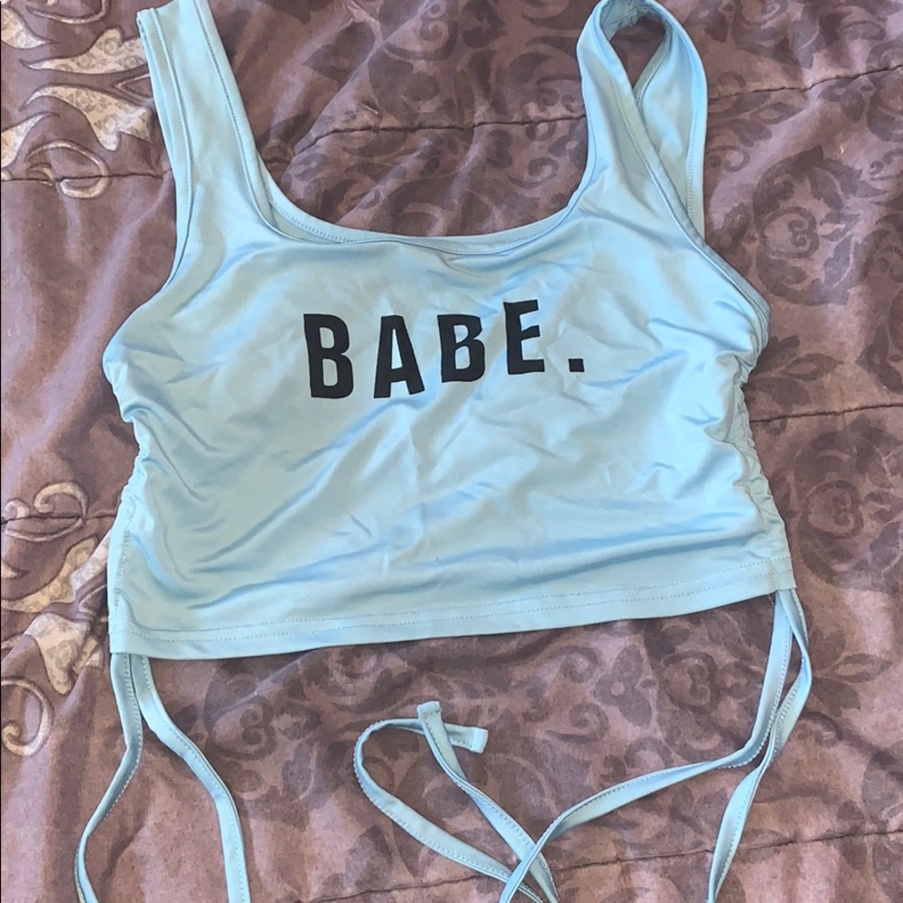 “Babe” Crop Top